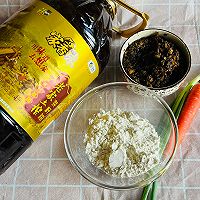 #《追着时间的厨房》同款美食#芽菜肉沫蔬菜早餐饼的做法图解1