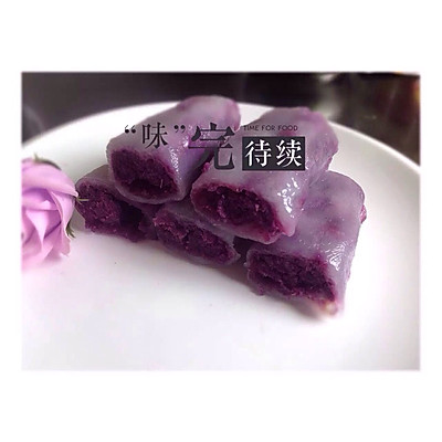 紫薯蜂蜜西米糕