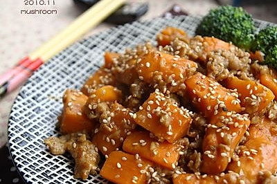 味啉地瓜烧猪肉