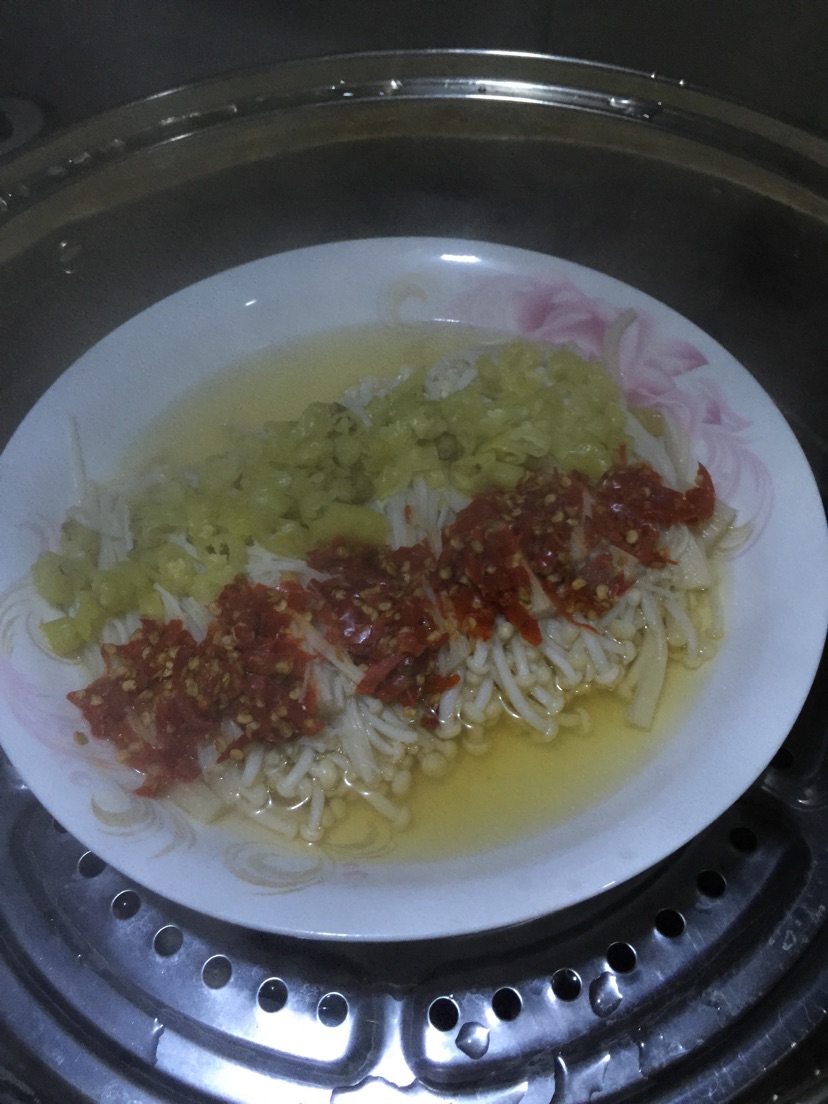 双椒金针菇的做法图解5