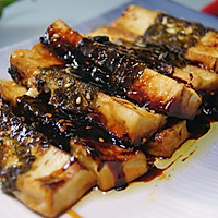 #少盐饮食 轻松生活#外酥里嫩的照烧海苔豆腐的做法图解8