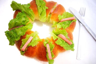 花环汉堡面包