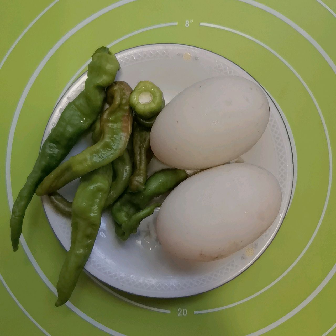 青椒炒鹅蛋怎么做_青椒炒鹅蛋的做法_豆果美食