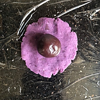 紫薯豆沙茶巾绞的做法图解8