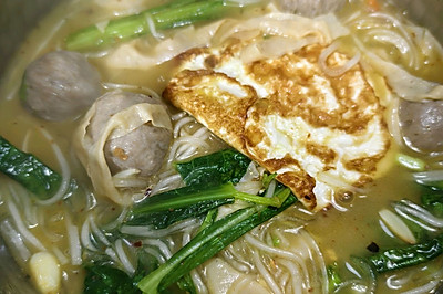 快手潮汕牛肉丸粉丝汤