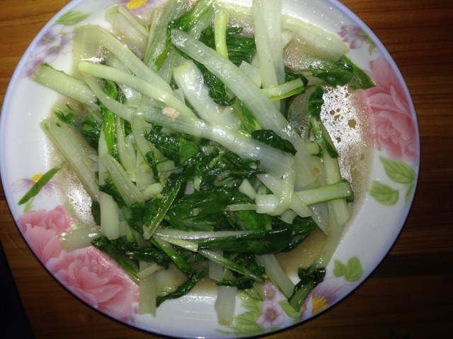 青菜的做法图解1