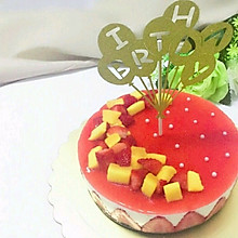 草莓芝士蛋糕#跨界烤箱 探索味来#