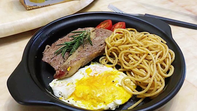 安佳黄油煎牛排