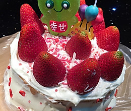 鲜草莓生日蛋糕的做法