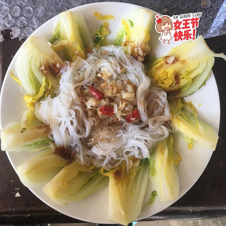 蒜蓉粉丝蒸娃娃菜的做法