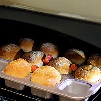 海苔蘑菇头面包 | 汤种法的做法图解8