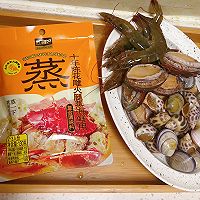#花式新美味就酱简单#花雕火腿蒸海鲜拼盘的做法图解1