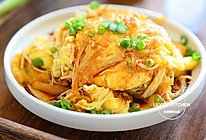 金针菇煎蛋的做法