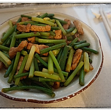 中餐 蒜苔炒肉