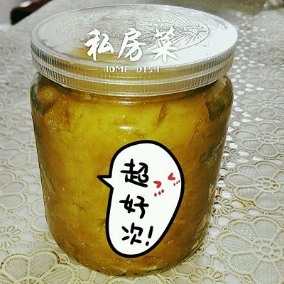 自制的桃子果酱