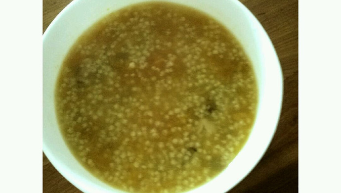 南瓜绿豆小米麦仁粥