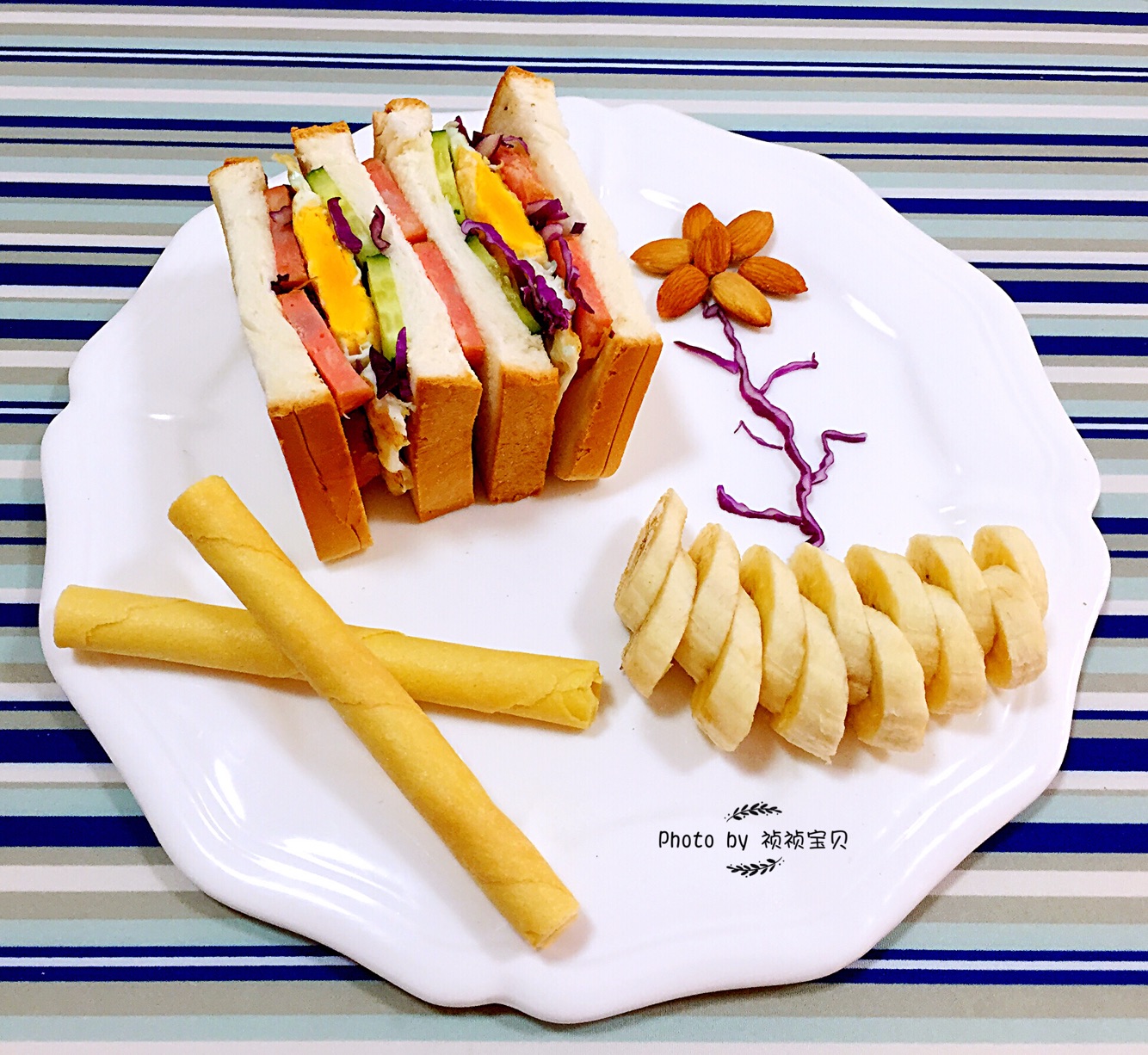 Breakfast with toast
