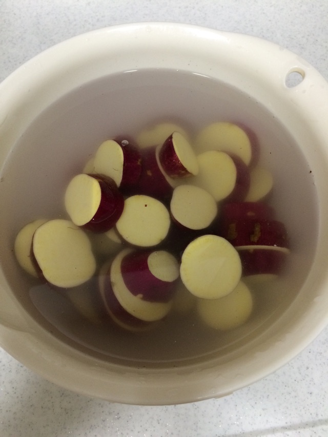 日式红薯煮物的做法图解2
