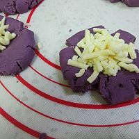 香煎芝士心芝麻紫薯饼的做法图解8