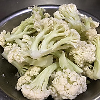 小炒有机菜花的做法图解1
