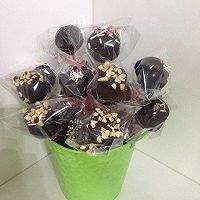 棒棒糖蛋糕（可可）的做法图解8