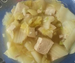清水豆腐白菜的做法