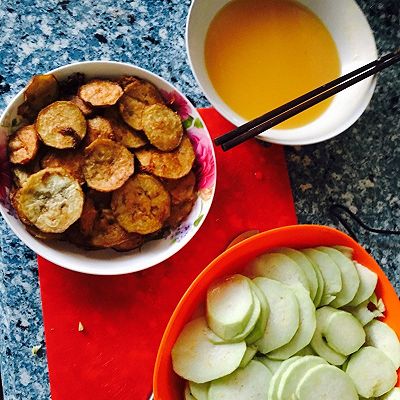 香煎茄饼