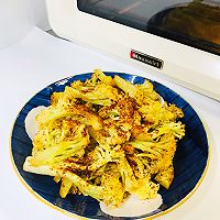 减脂懒人菜｜孜然辣烤花菜的做法图解11