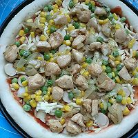 奥尔良鸡肉披萨#一起吃西餐#的做法图解9
