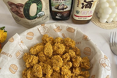 无油酥脆猪米花