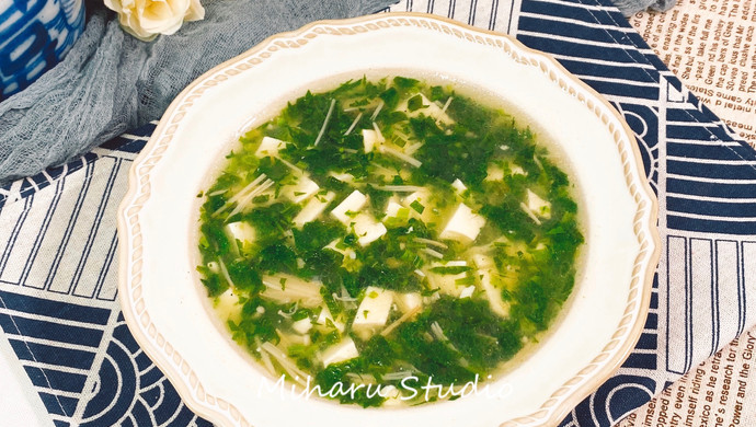 荠菜豆腐羹❤️迎春美味❤️