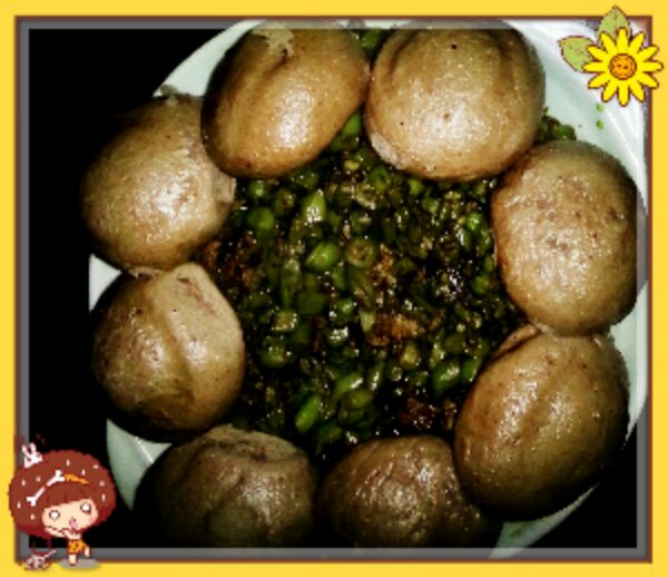 杂粮包橄榄芸豆的做法
