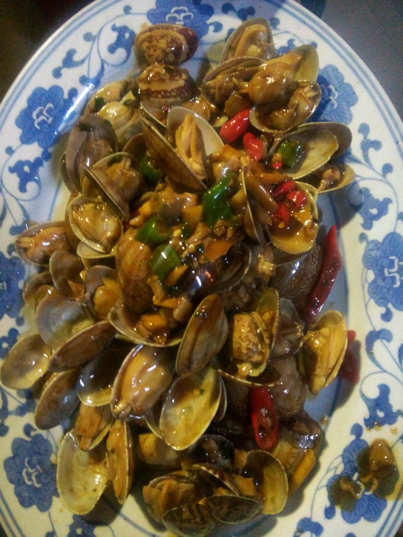 Delicious clam seafood