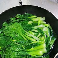 香菇油菜的做法图解3