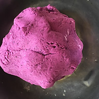 紫薯糯米饼的做法图解3