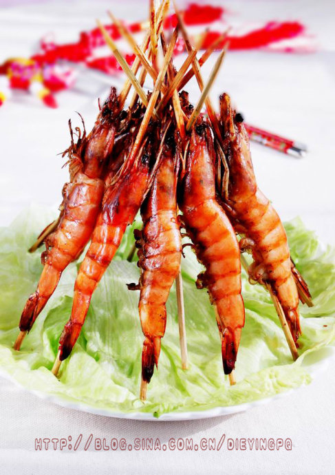 Eight immortals cross the sea, Lu Dongbin's salt roasted sword shrimp