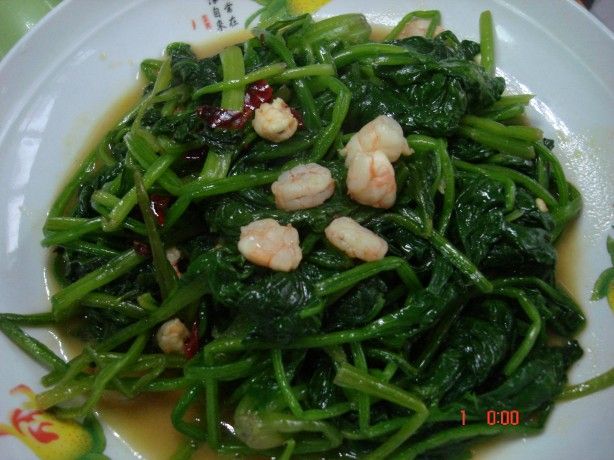 虾仁菠菜