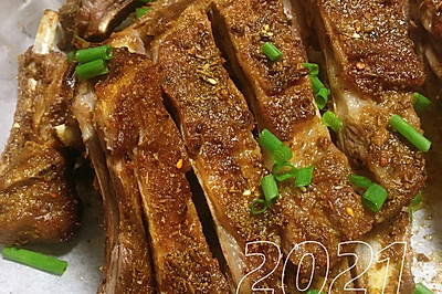 广式孜然烤羊排