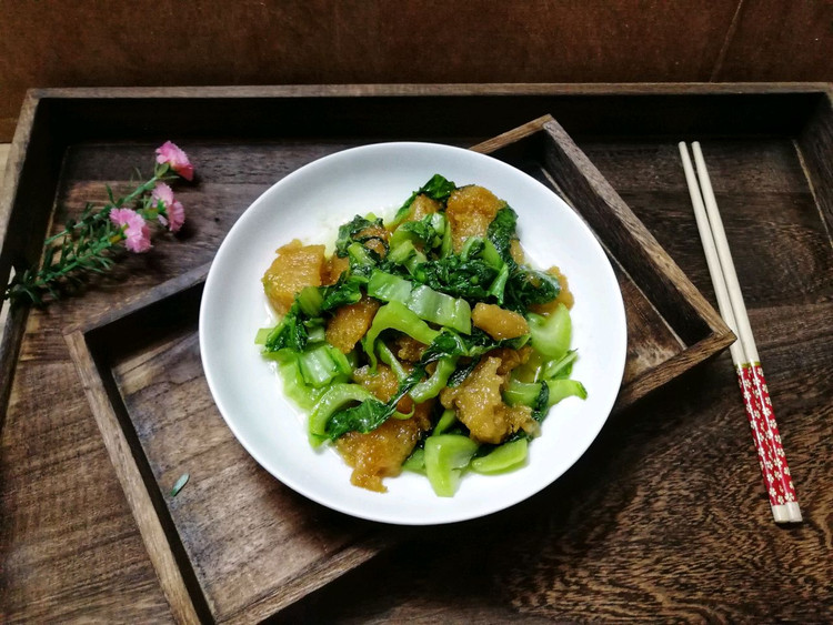 芥菜炒粽的做法