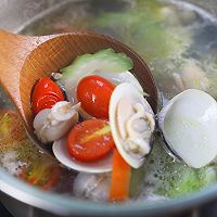 #饕餮美味视觉盛宴#♨️有机蔬菜蛤蜊汤♨️的做法图解11