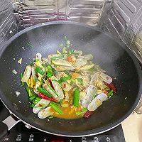 爆炒圣子（蛏子）的做法图解7