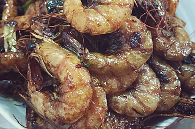 油燜大蝦