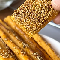 #美味开学季#外酥里糯芝麻红薯条健康零食自己做的做法图解7