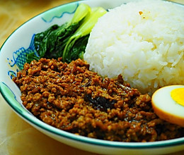 台湾卤肉饭（肉末版）的做法