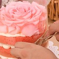 情人节限定！玫瑰荔枝蛋糕，表白首选甜品的做法图解8
