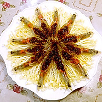 蒜蓉海虾蒸金针菇的做法图解12