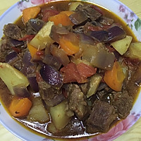 西红柿土豆胡萝卜炖牛肉的做法图解3