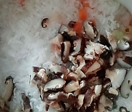 香菇胡萝卜鲜虾粥的做法