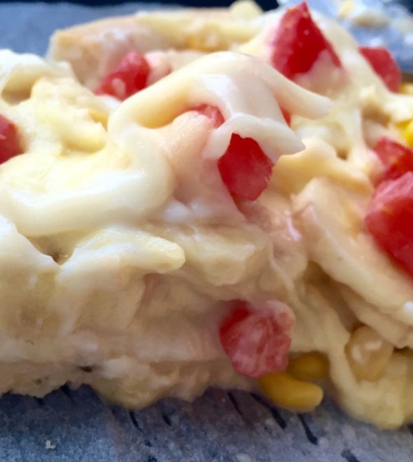 快手家庭版香甜水果披萨