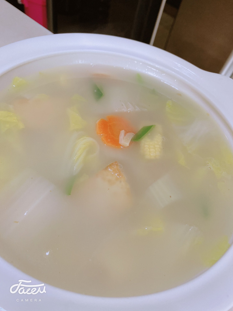 白菜豆腐汤的做法